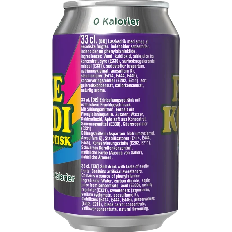 Faxe Kondi Eksotisk 0 kalorier 18x0,33L Dose zzgl. DPG Pfand