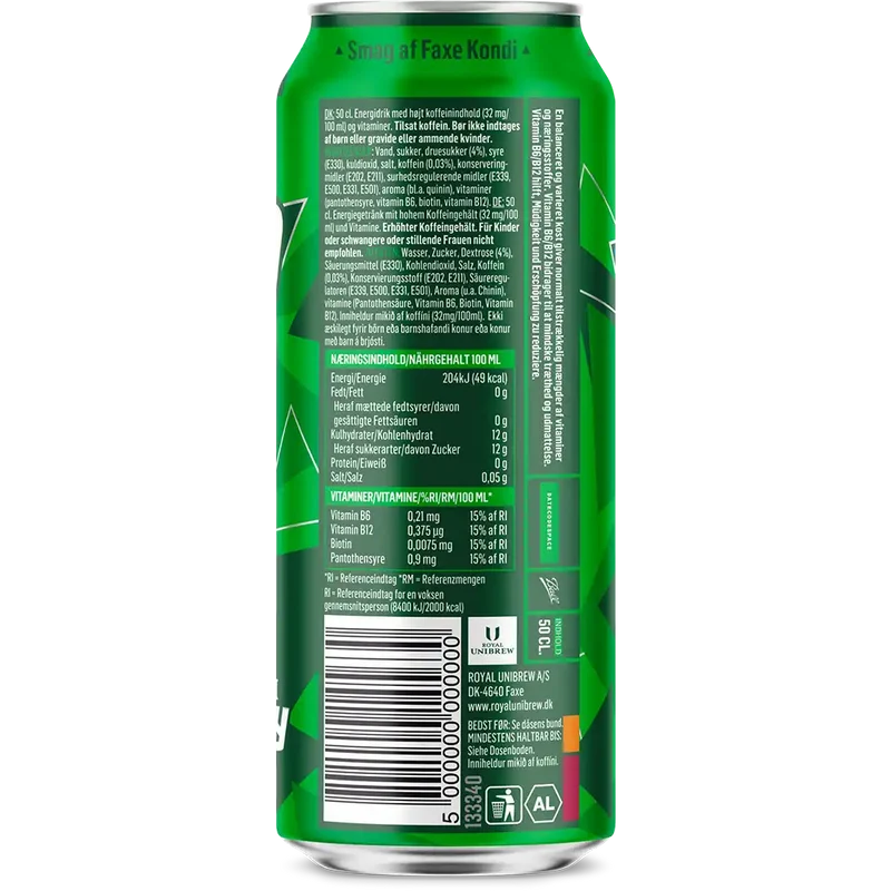 Faxe Kondi Energy Original 12x0,5L Dose zzgl. DPG Pfand