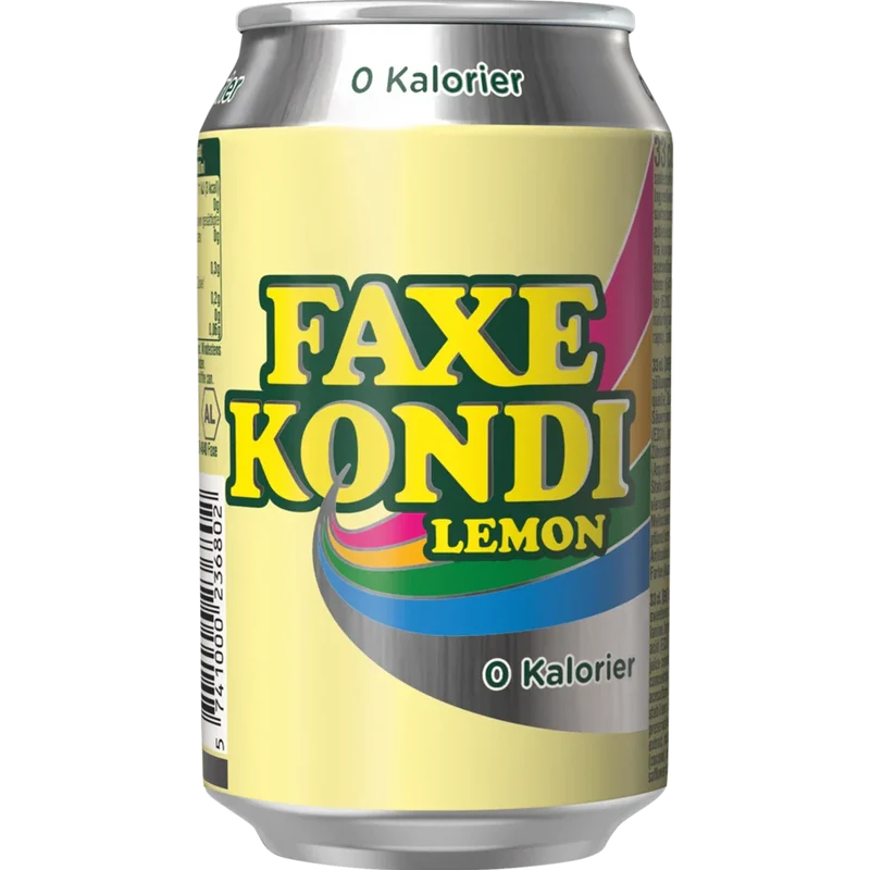 Faxe Kondi Lemon 0 kalorier 18x0,33L Dose zzgl. DPG Pfand