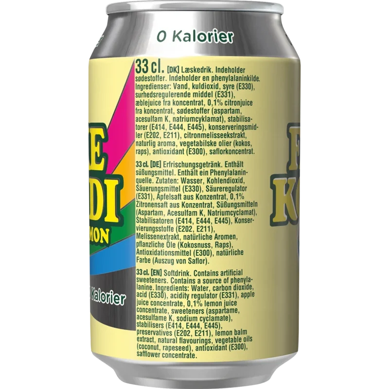 Faxe Kondi Lemon 0 kalorier 18x0,33L Dose zzgl. DPG Pfand