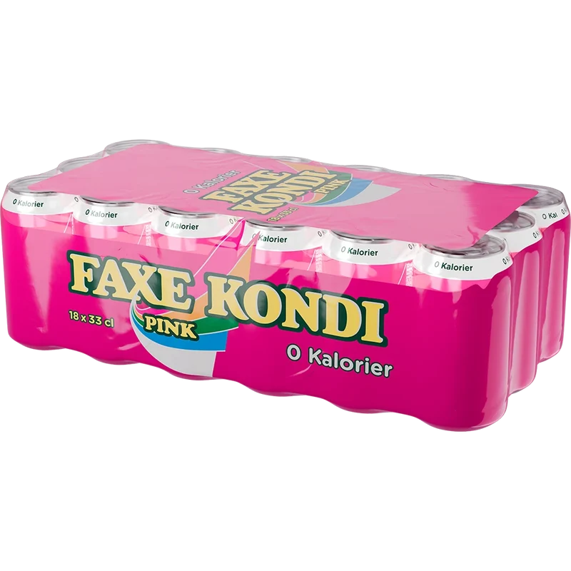Faxe Kondi Pink 0 Kalorier 18x0,33L Dose zzgl. DPG Pfand