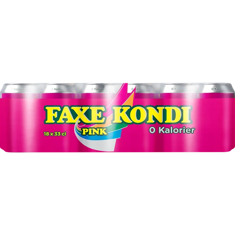 Faxe Kondi Pink 0 Kalorier 18x0,33L Dose zzgl. DPG Pfand