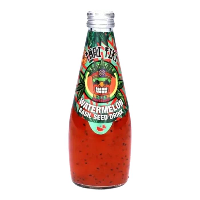 Thai Tiki Basil Seed Drink Watermelon 290ml