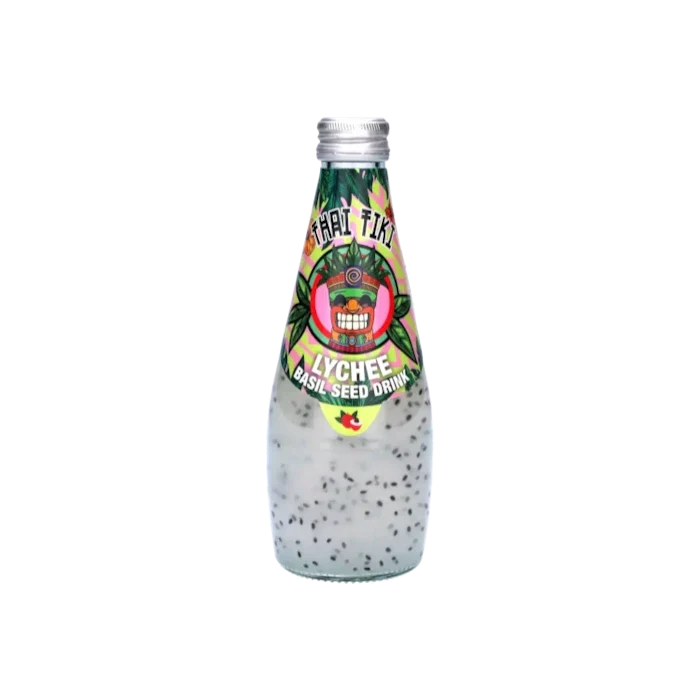 Thai Tiki Basil Seed Drink Lychee 290ml