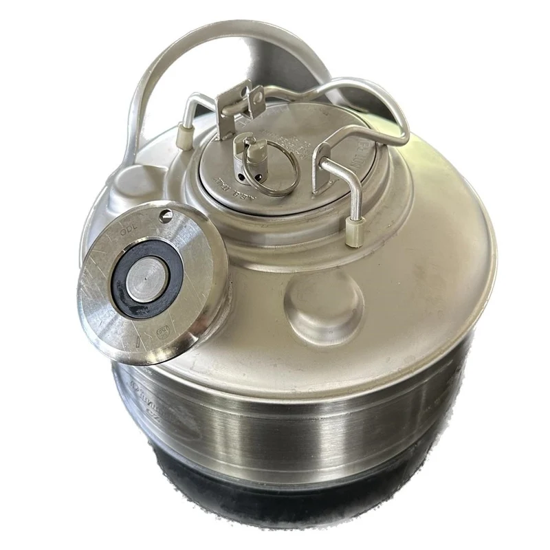Edelstahl-Reinigungsbehälter 5 Liter inkl. Flach-/Korb-Fitting