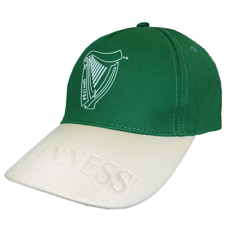 Green & Cream Guinness Harp Baseball Cap