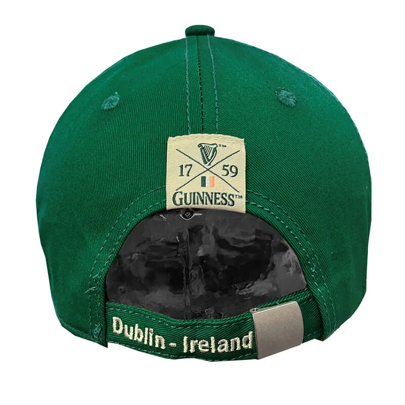 Green & Cream Guinness Harp Baseball Cap