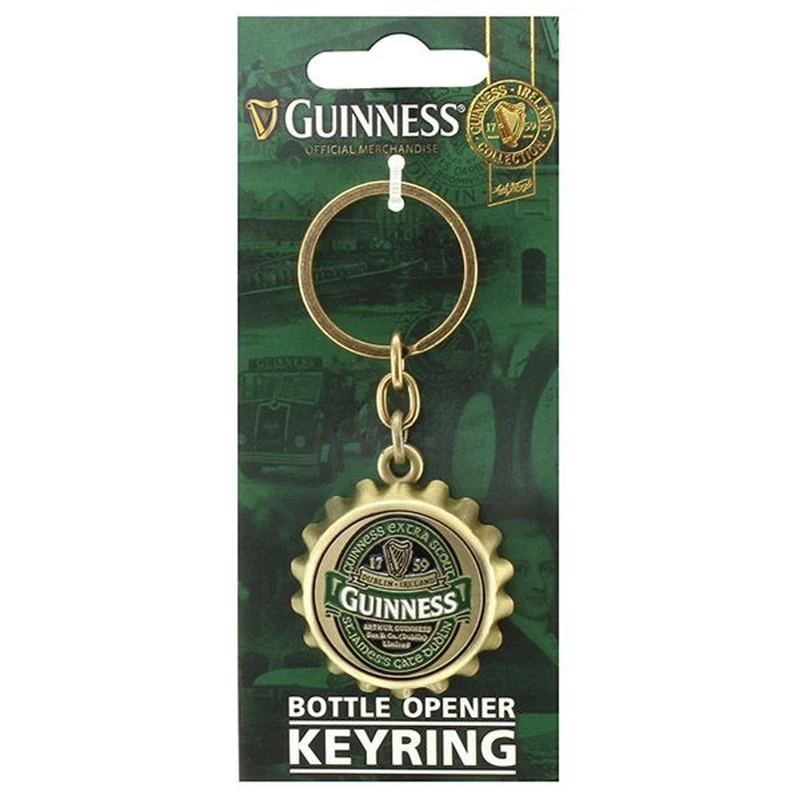 Guinness Key Ring Bottle Opener, Bottle Top, Ireland Collection