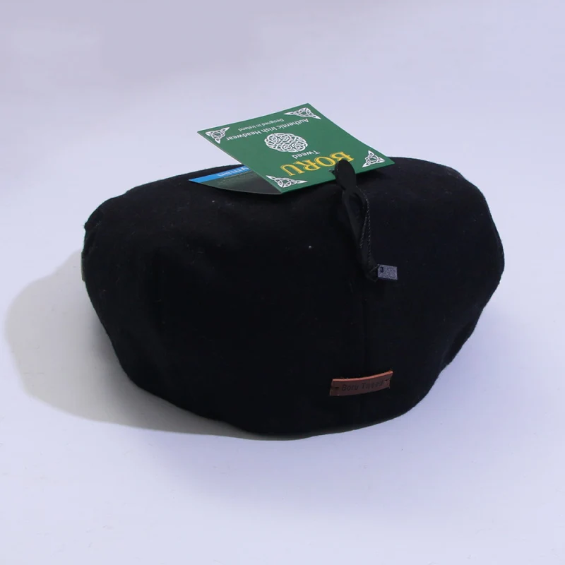 Mens Tweed Countryman Black Hat