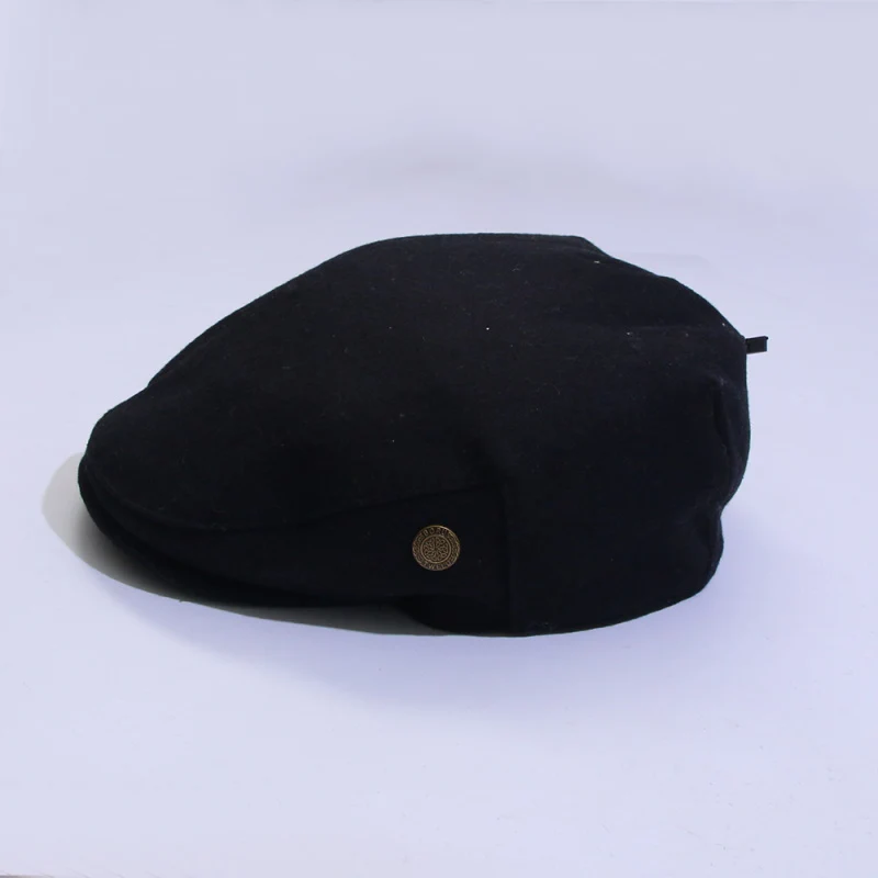 Mens Tweed Countryman Black Hat