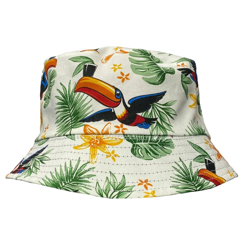 Guinness Toucan Hawaiian Themed Bucket Hat