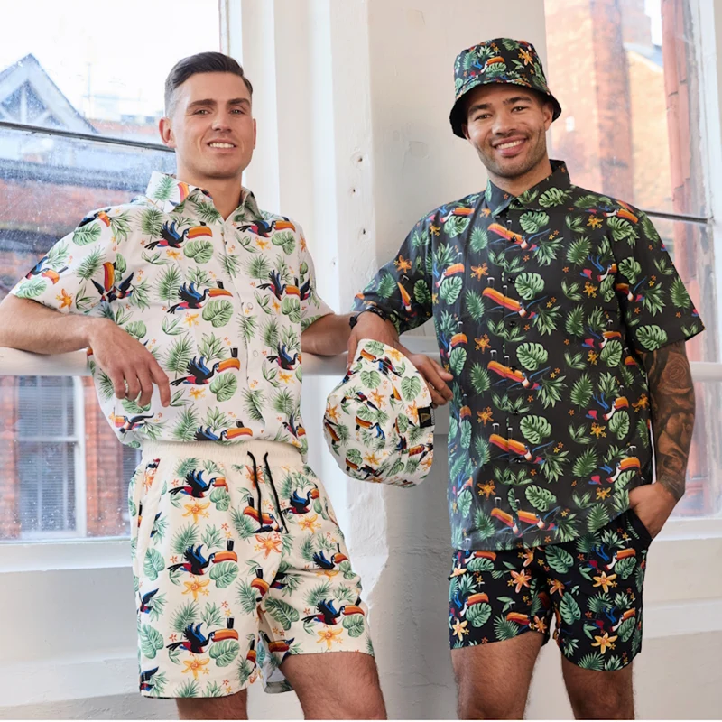 Guinness Toucan Hawaiian Themed Bucket Hat