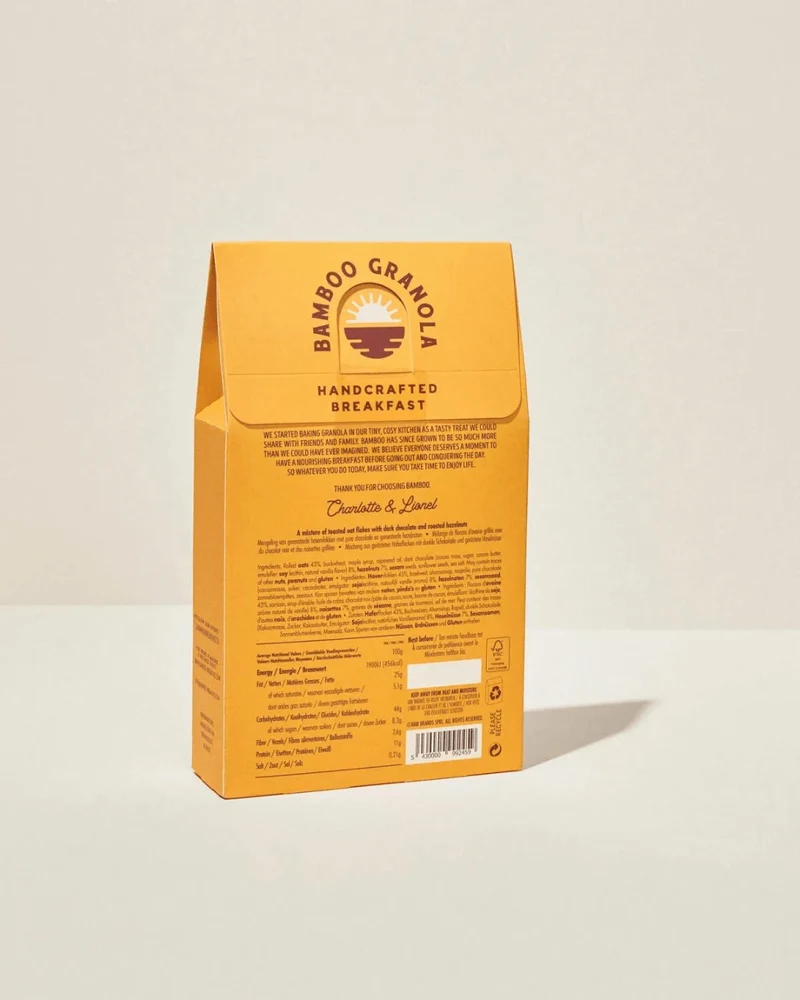 Granola mit Dunkler Schokolade & Gerösteten Haselnüssen, 350g