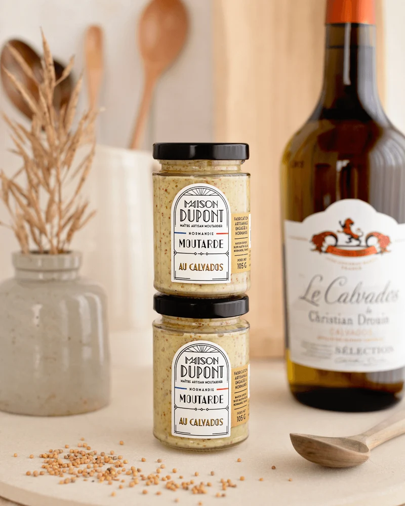 Französischer Senf mit Calvados, 105g