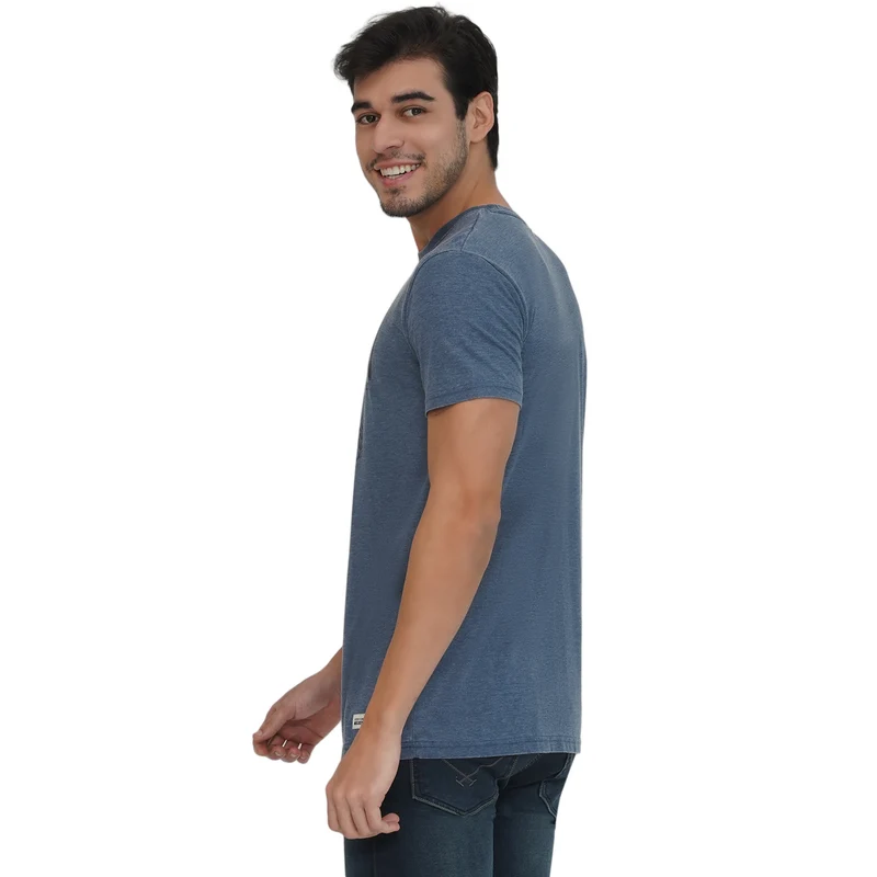 Unisex Ireland Badge Burnout Indigo T-Shirt