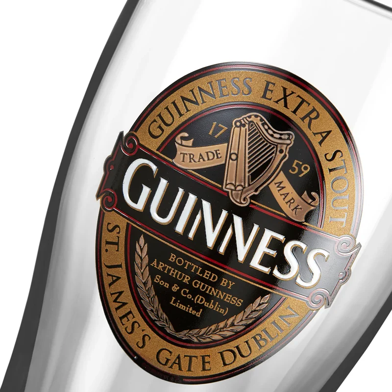 GUINNESS RUBY RED LOOSE PINT GLASS