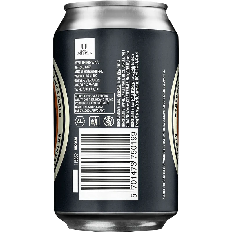 Odense Classic 4,6% 24x0,33L Dose zzgl. DPG Pfand