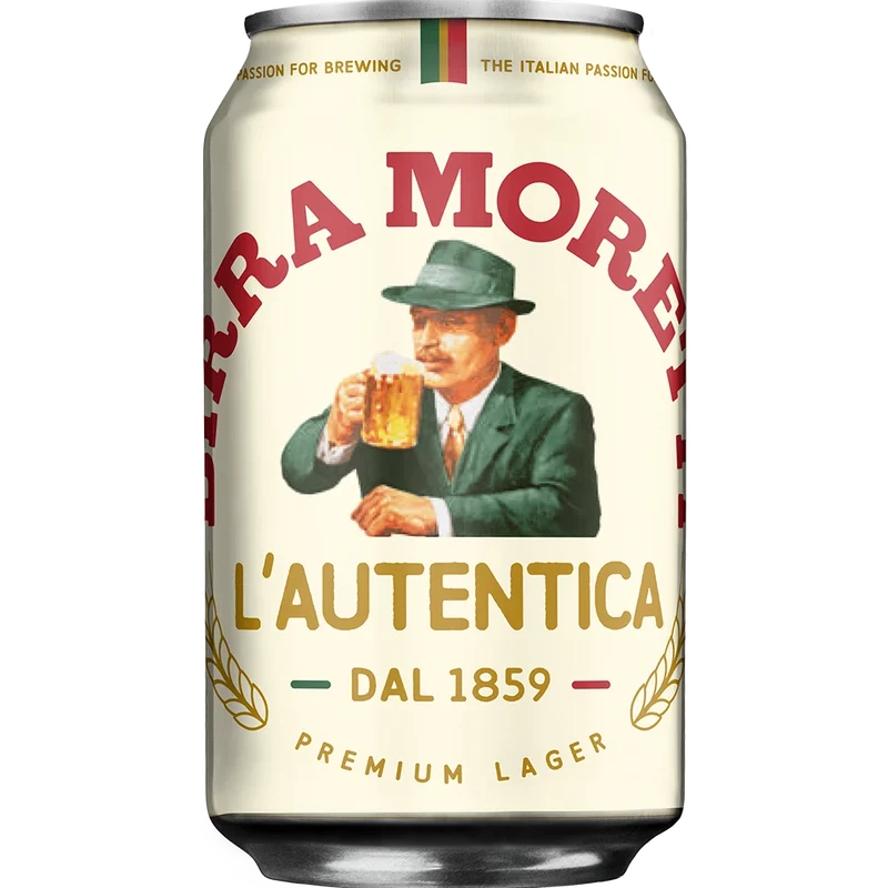 Birra Moretti L'Autentica 4,6% 24x0,33L Dose zzgl. DPG Pfand