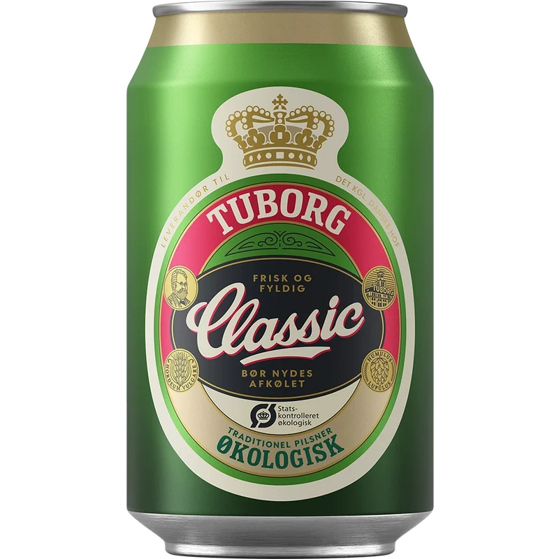 Tuborg Classic Økologisk 4,6% 24x0,33L Dose zzgl. DPG Pfand