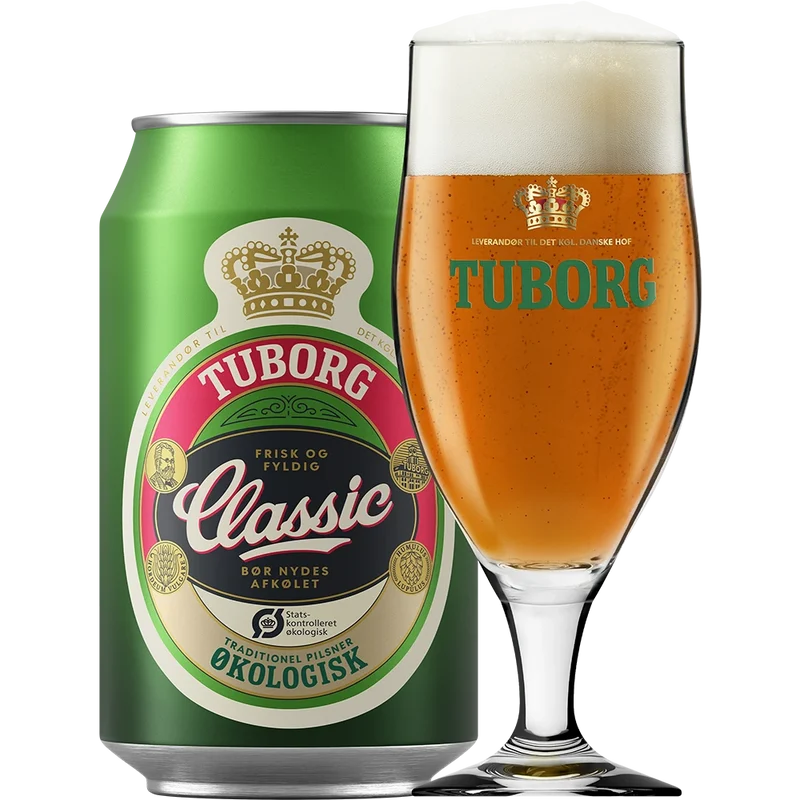 Tuborg Classic Økologisk 4,6% 24x0,33L Dose zzgl. DPG Pfand