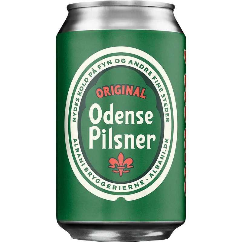 Odense Pils 4,6% 24x0,33L Dose zzgl. DPG Pfand