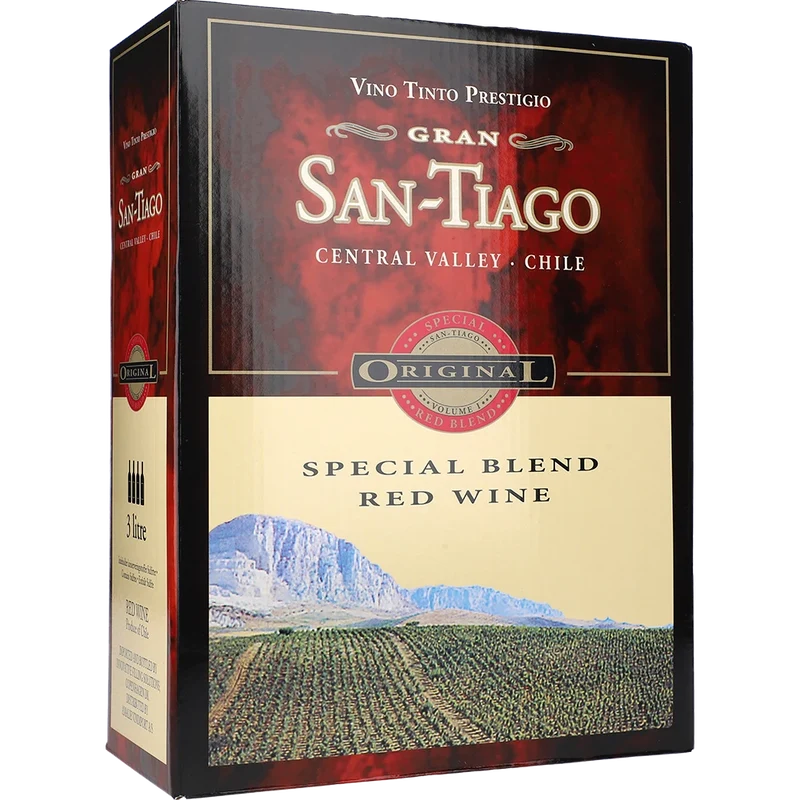 San Tiago Special Blend Red Wine 13.5 % 3L BIB
