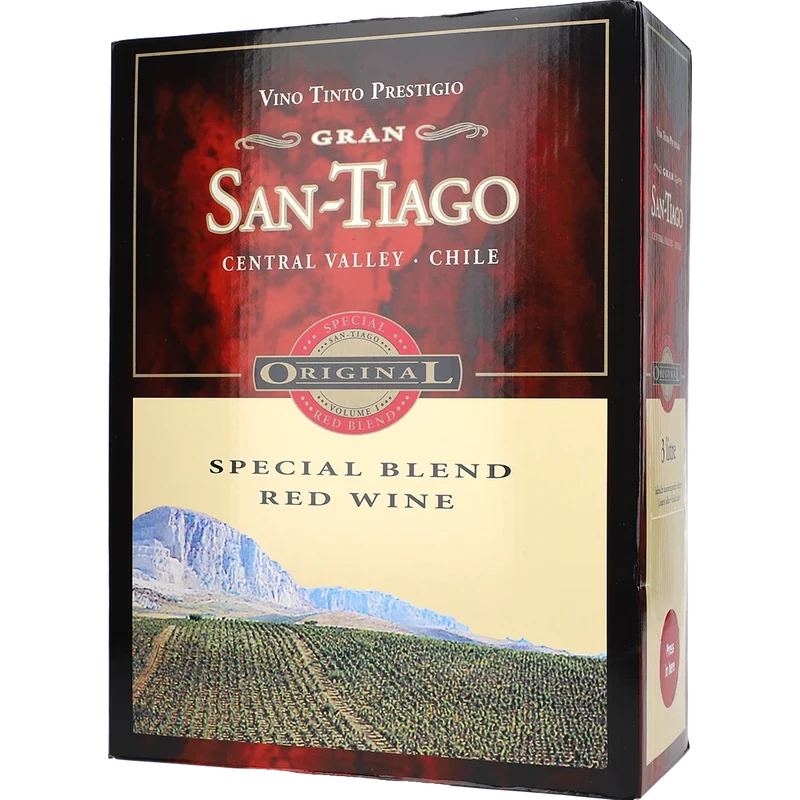 San Tiago Special Blend Red Wine 13.5 % 3L BIB