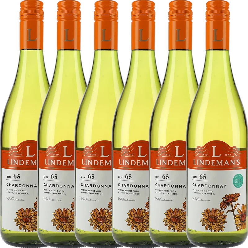 6x Lindeman's BIN 65 Chardonnay 13,5% 0,75L FL