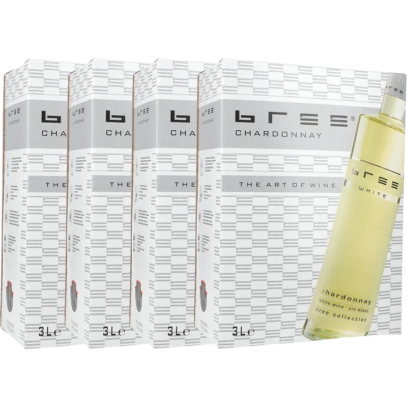 4x BREE Chardonnay 12% 3L BIB