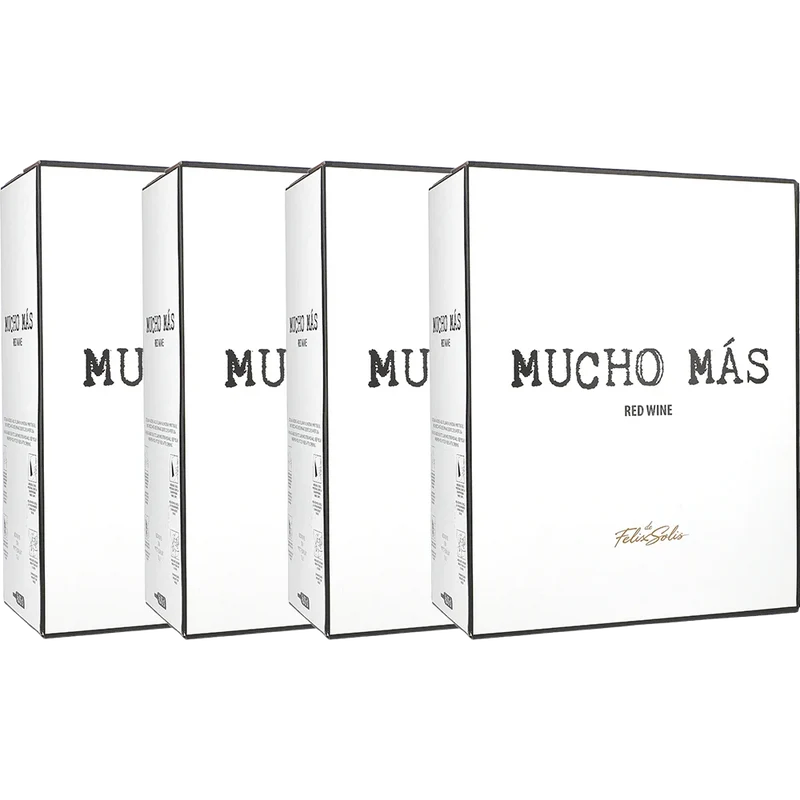 4x Mucho Más Rot 13,5% 3L BIB