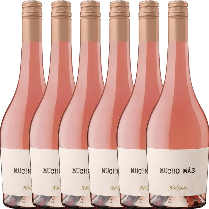 6x Mucho Más Rosé 12,5% 0,75L FL