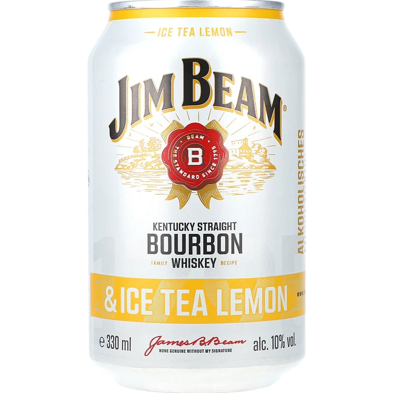 Jim Beam Bourbon & Ice Tea Lemon 10% 0,33L DS zzgl. DPG Pfand
