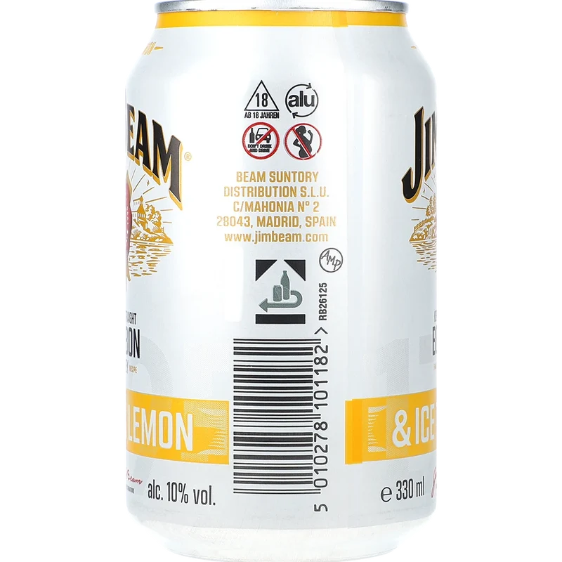 Jim Beam Bourbon & Ice Tea Lemon 10% 0,33L DS zzgl. DPG Pfand
