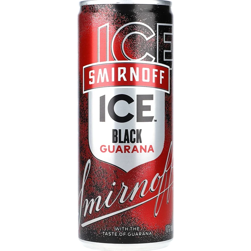 Smirnoff Ice Black Guarana 10% 0,25L DS zzgl. DPG Pfand