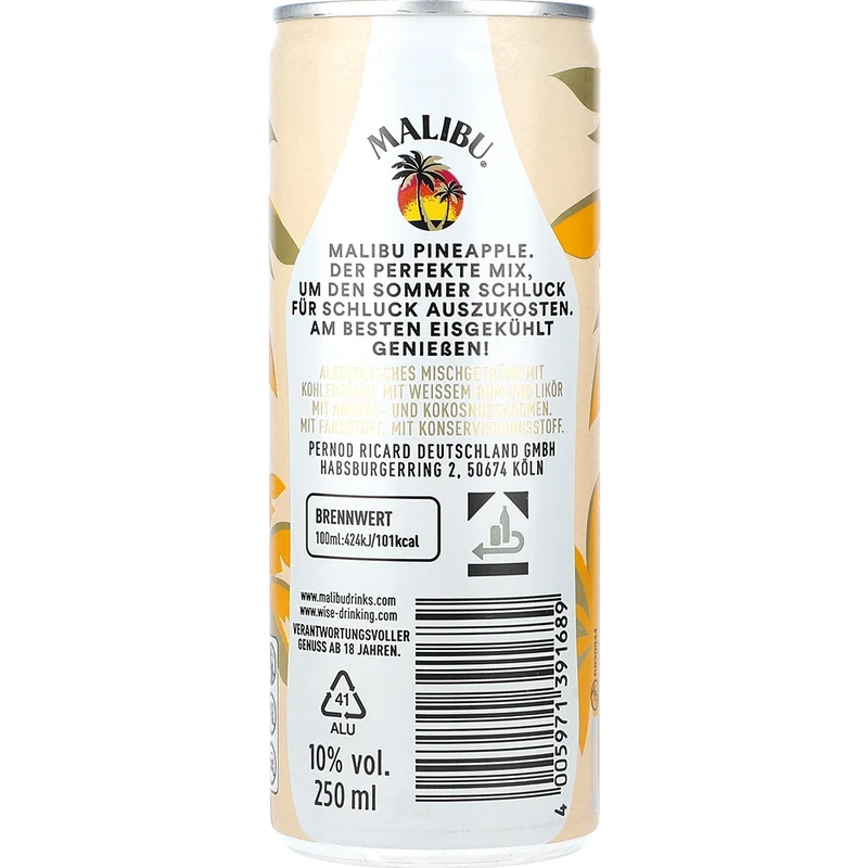 Malibu Pineapple 10% 0,25L DS zzgl. DPG Pfand