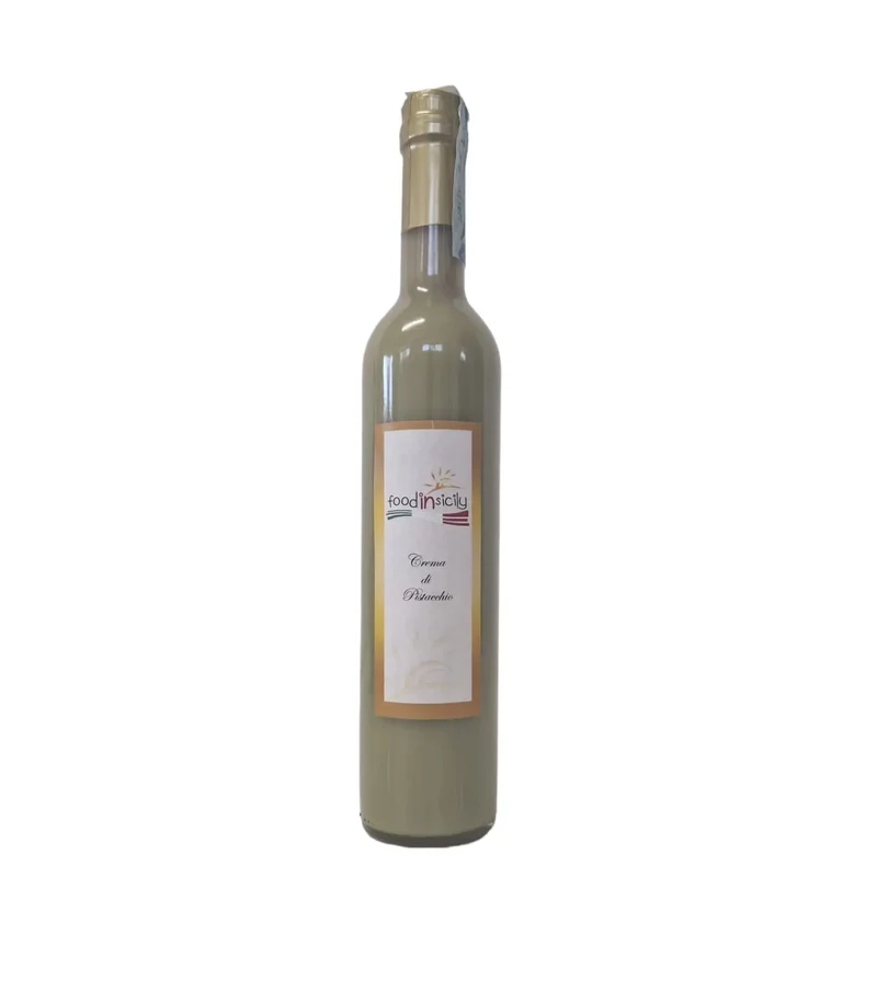 Liquore cremoso al Pistacchio ,Food in Sicily