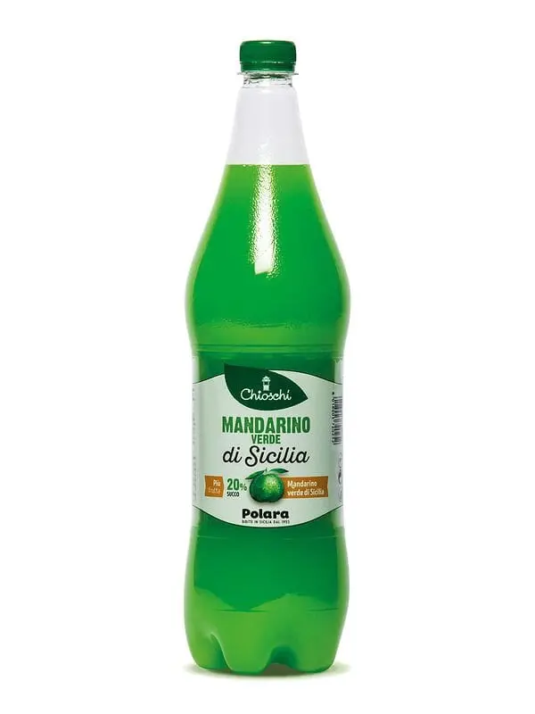 Mandarino verde , confezione da 6 Bottiglie da 0,95 Lt