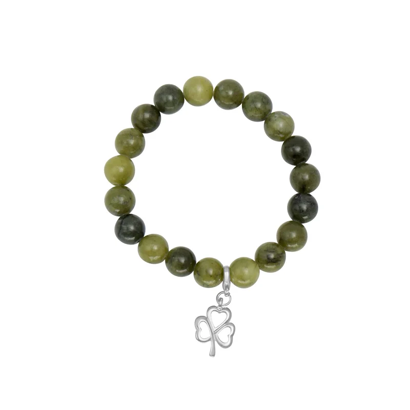 Shamrock Charm Stretch Bracelet
