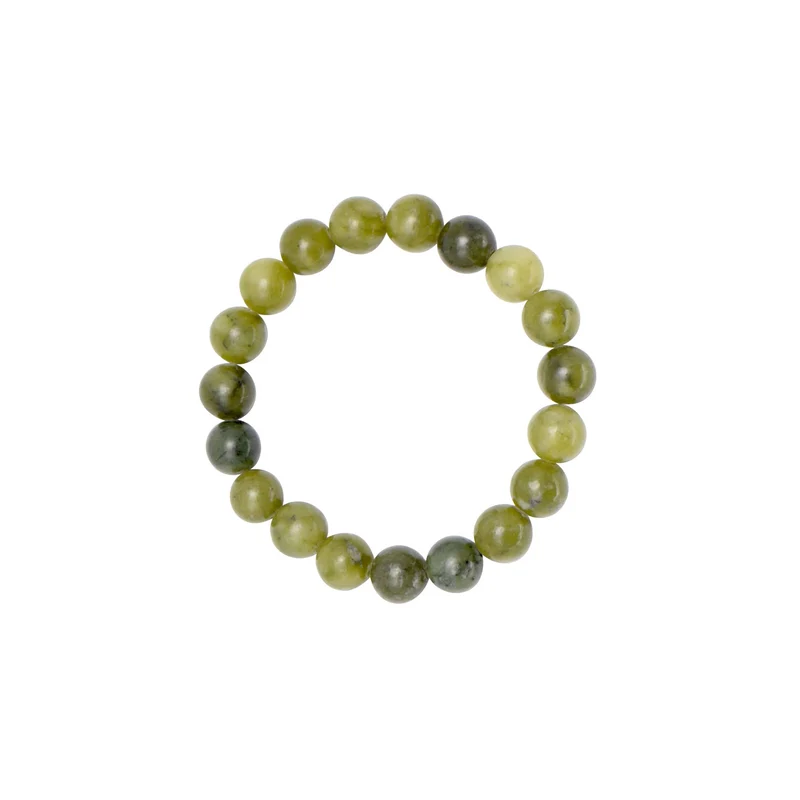 Connemara Marble Round Bead Bracelet