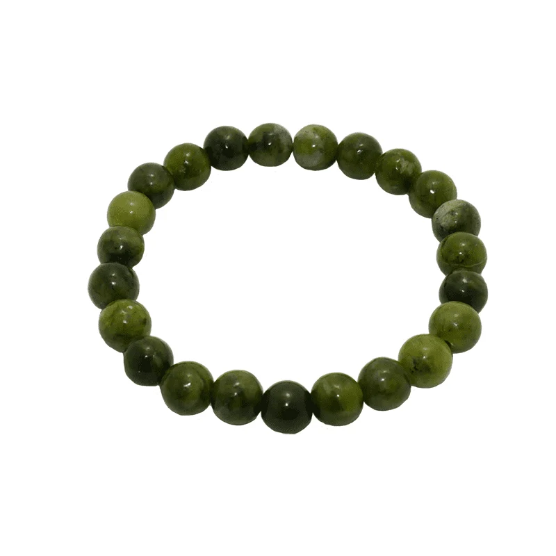 Connemara Marble Round Bead Bracelet