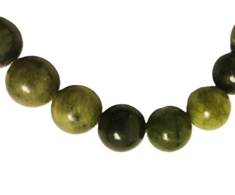 Connemara Marble Round Bead Bracelet