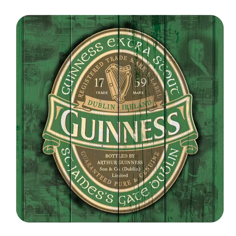 Guinness Ireland Label Coaster