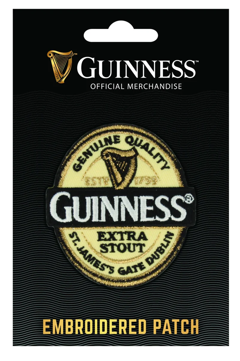 Guinness Embroidered Patch - Label