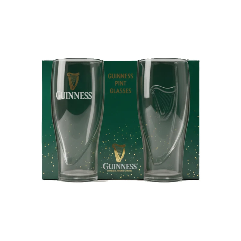 Guinness Gravity Pint Glass 2 Pack Gift Set