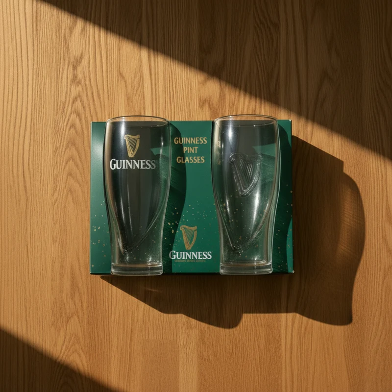 Guinness Gravity Pint Glass 2 Pack Gift Set