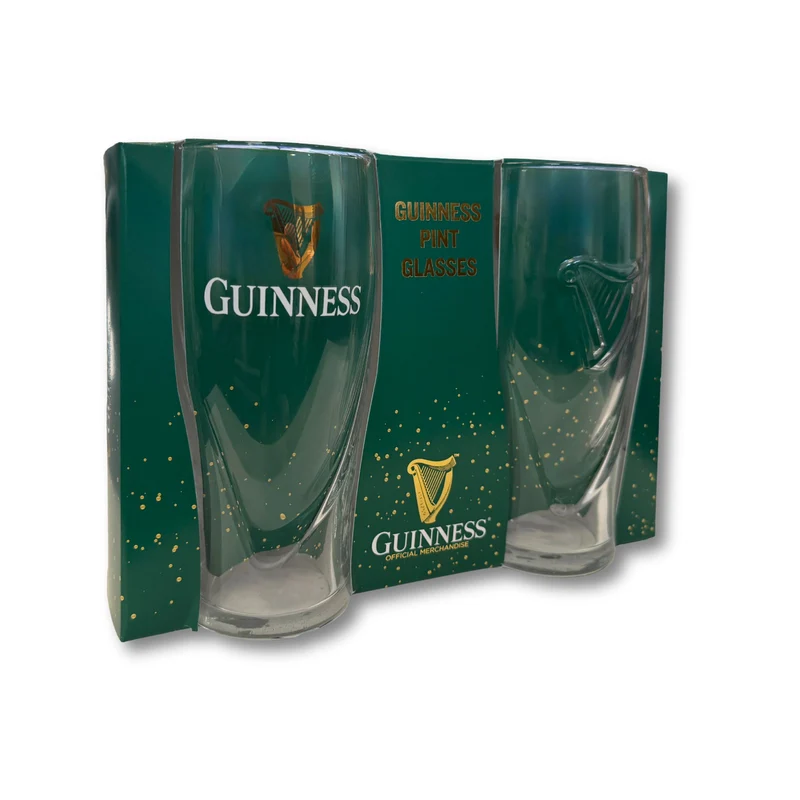 Guinness Gravity Pint Glass 2 Pack Gift Set