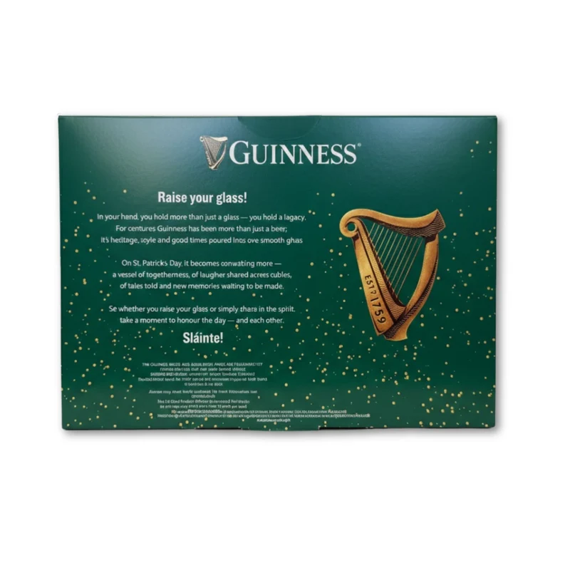 Guinness Gravity Pint Glass 2 Pack Gift Set