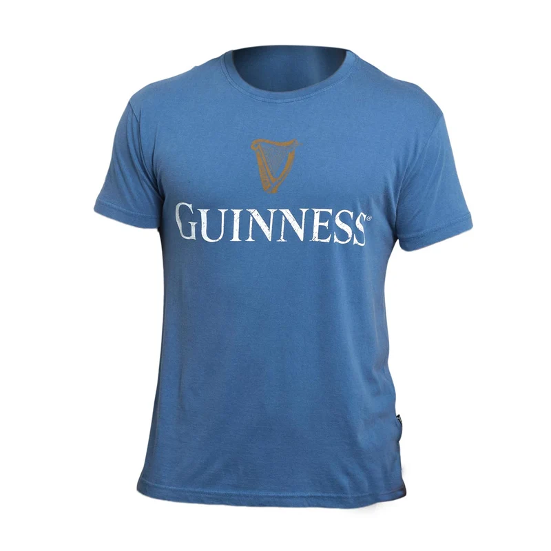 Blue Guinness Harp Premium Tee