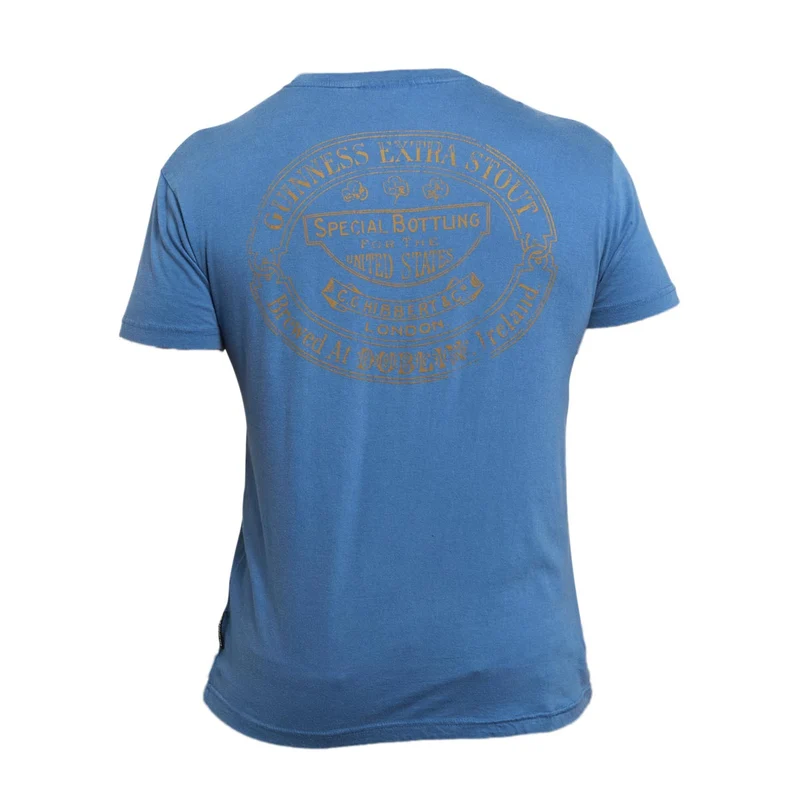 Blue Guinness Harp Premium Tee