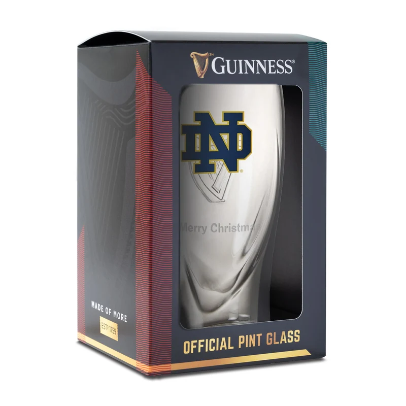 Guinness Notre Dame 16OZ Pint Glass